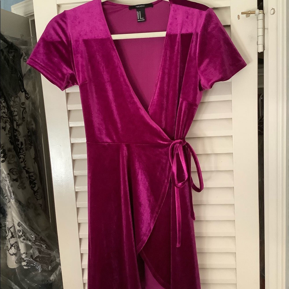 Wrap dress.